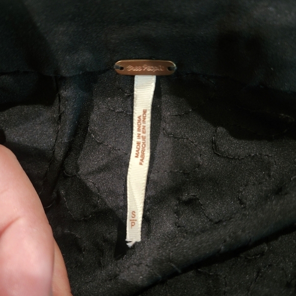 FREE PEOPLE 2 piece Beaded Black Skirt Set - Picture 6 of 11